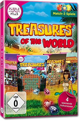 Treasures of the World,1 DVD-ROM: 4 spannende Vollversionen von S.A.D. Software