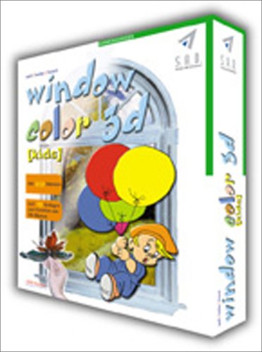 Window Color 3D, Kids, 1 CD-ROM: Für Windows 95/98/NT. Mit 222 Motiven. Incl. 10 Vorlagen zum Erstellen von 3D-Blumen von S.A.D.