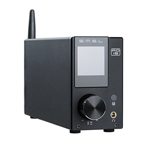 SMSL AD18 Audio-HiFi-Stereo-Verstärker mit Bluetooth 4.2 unterstützt Apt-X, USB DSP, volldigitaler Leistungsverstärker 2.1 für Lautsprecher, Kleiner 80W x 2 Klasse-D-Verstärker mit Subwoofer-Ausgang SMSL AD18 Audio-HiFi-Stereo-Verstärker mit Bluetooth 4.2 unterstützt Apt-X, USB DSP, volldigitaler Leistungsverstärker 2.1 für Lautsprecher, Kleiner 80W x 2 Klasse-D-Verstärker mit Subwoofer-Ausgang von S.M.S.L