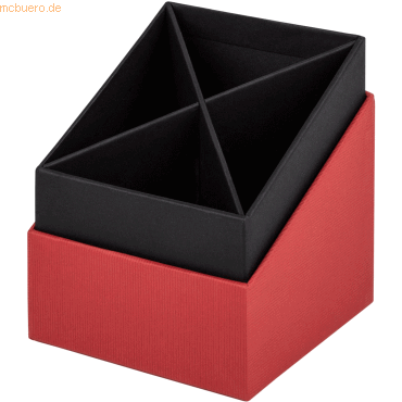 4 x S.O.H.O. Stifteköcher 86x86x100mm rot 4 x S.O.H.O. Stifteköcher 86x86x100mm rot von S.O.H.O.