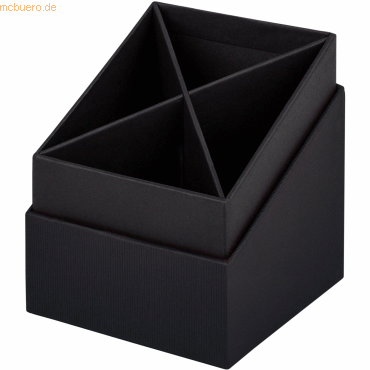 4 x S.O.H.O. Stifteköcher 86x86x100mm schwarz von S.O.H.O.