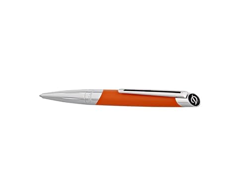 S.T. Dupont Défi Millennium Kugelschreiber, silberfarben/orange matt von S.T. Dupont