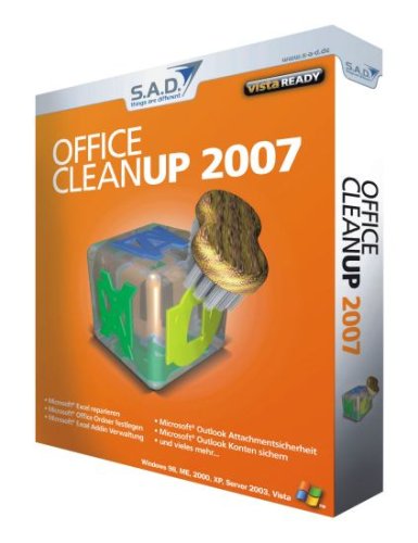 Office CleanUp 2007, CD-ROM Für Windows 98/Me/2000/XP/Server 2003/Vista von S.a.d. Software
