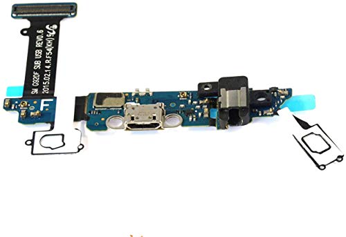 S4H LADEBUCHSE Micro USB Dock Connector Tasten MIKROFON GEEIGNET FÜR Samsung Galaxy S6 SM-G920F von S4H