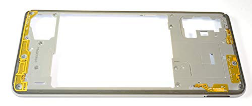 S4H Mittelrahmen Rahmen Antennen Tasten Gehäuse Weiß geeignet für Samsung Galaxy A71 A715F von S4H