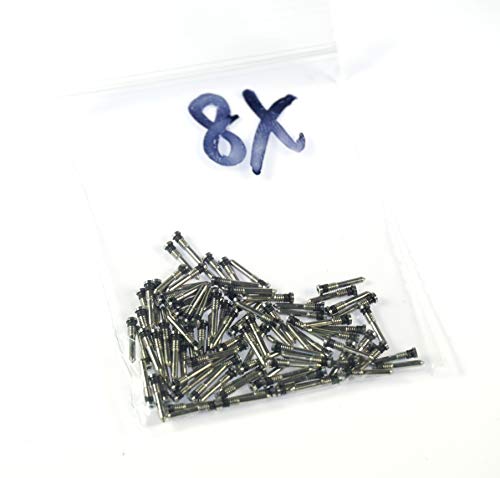 S4H Set 2 Stück Schrauben Torx Stern Pentalobe Schraube Screws Silber geeignet für iPhone 10 / X von S4H