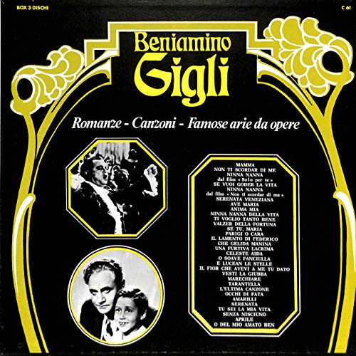 Beniamino Gigli; Romanze, Canzoni, Famose arie da opere - C61 - Vinyl Box von SAAR