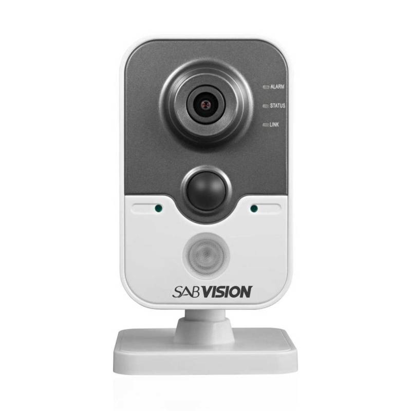 Sabvision 2400 IR Cube 2.5K QHD 4MP 2688 x 1520 Pixel 2.8-4mm Fixed WDR PoE IP-Kamera von SAB