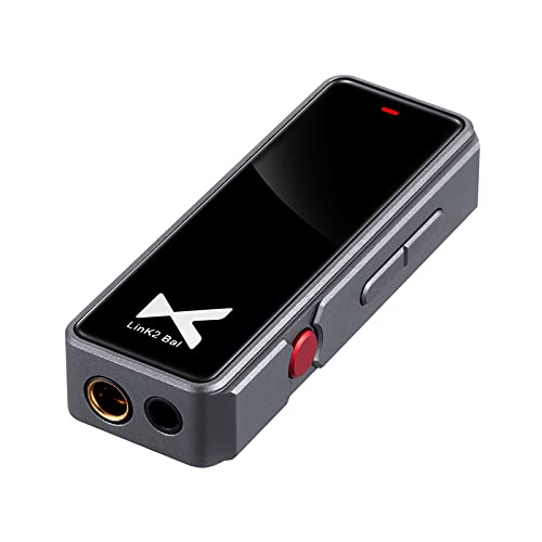 XDUOO Link2bal HD Digital Mobile Phone Small Tail Headphone Amplifier Portable Decoder 4.4+3.5mm Dual Output 3.5 Single-Ended 200mW High Thrust Independent Earphone Amplifier Circuit（grau） von SABAJ