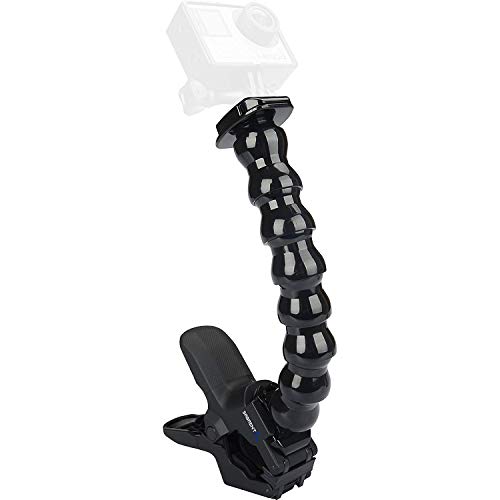 SABRENT Jaws Flex Clamp Mount, GoPro Kamera Klemmhalterung mit verstellbarem Schild fur GoPro Hero 11 Hero 10 Hero 9 Hero 8 Hero 7 Hero 6 Hero 5 Hero 4 Session, Arlo, Action Cameras (GP-JWFC) von SABRENT