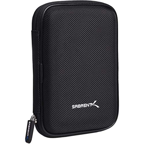 SABRENT Tasche für ssd HDD 2,5 3,5 Externe Festplatten, Hochwertig Festplattentasche, Eva Stabile Tragetasche, Hart Reise Tragen Etui Case SABRENT Tasche für ssd HDD 2,5 3,5 Externe Festplatten, Hochwertig Festplattentasche, Eva Stabile Tragetasche, Hart Reise Tragen Etui Case von SABRENT