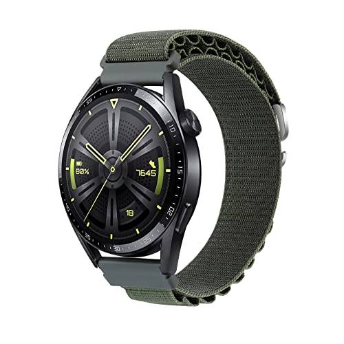 Alpine Loop Armband für Huawei Watch GT2 46mm/Watch GT3 46mm, Huawei Watch GT2 46mm/Watch GT3 46mm Armband Titan G-Haken Nylon Sport Armband Kompatibel mit Huawei Watch GT2 46mm/Watch GT3 46mm (27) von SABSEN