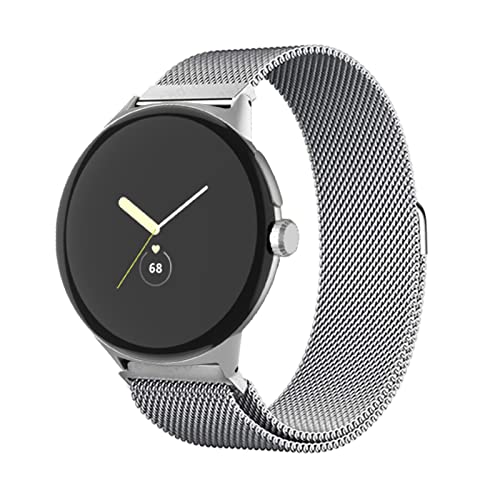 Armband für Google Pixel Watch Armband, Google Pixel Watch Armband Metal Mesh Edelstahl Damen Herren Armband mit Magnet Kompatibel mit Google Pixel Watch (B) von SABSEN