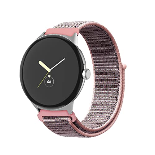 Nylon Solo Loop Armband für Google Pixel Watch, Google Pixel Watch Nylon Armbänder Uhrenarmband Sport Ersatzband Kompatibel mit Google Pixel Watch Armband (I) von SABSEN