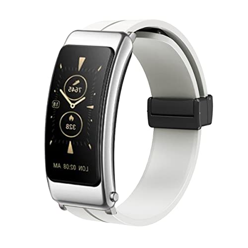 SABSEN Magnet Sport Armband für Huawei Talkband B6/B3 Armband, Huawei Talkband B6/B3 Weiche Silikon Armbänder Ersatzband mit Magnet Kompatibel mit Huawei Talkband B6/B3 (J) von SABSEN