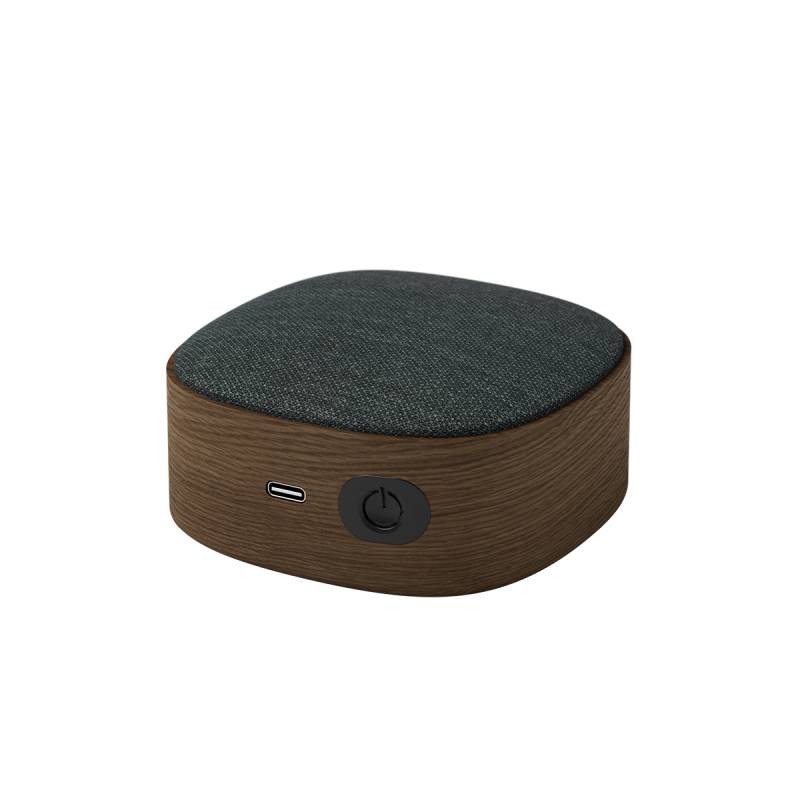 SACKit - Go Wood Tragbarer Bluetooth Lautsprecher - Geräucherte Eiche von SACKit
