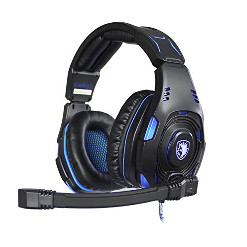 Sades In-Ear-Gaming-Kopfhörer schwarz schwarz/blau Sades In-Ear-Gaming-Kopfhörer schwarz schwarz/blau von SADES