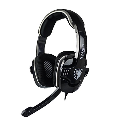Sades In-Ear-Gaming-Kopfhörer schwarz schwarz/weiß Sades In-Ear-Gaming-Kopfhörer schwarz schwarz/weiß von SADES