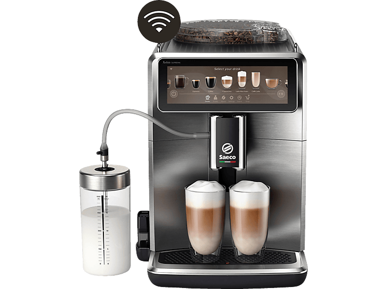 SAECO SM8889/00 Xelsis Suprema 19 Kaffeespezialitäten Kaffeevollautomat Titan Optik SAECO SM8889/00 Xelsis Suprema 19 Kaffeespezialitäten Kaffeevollautomat Titan Optik von SAECO