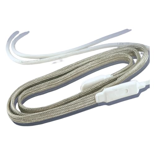 SAF Wärmetechnik KM-HT-202 Silikon Isoliertes Heizband, 2,0m Länge, 120 Watt, 230 Volt von SAF Wärmetechnik
