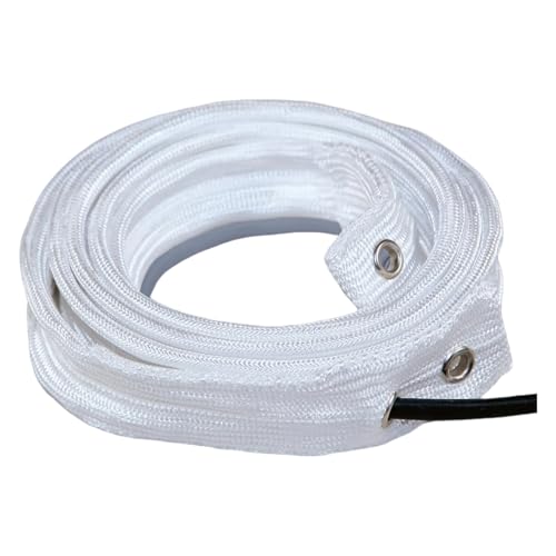 SAF Wärmetechnik KM-HT-H Silikat Isoliertes Heizband, 2,0m Länge, 700 Watt,230 Volt von SAF Wärmetechnik