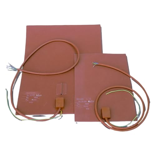 SAF Wärmetechnik KM-SM2 Silikon Isolierte Heizmatte, A2, 594mm Länge, 420mm Breite, 900 Watt, 230 Volt von SAF Wärmetechnik