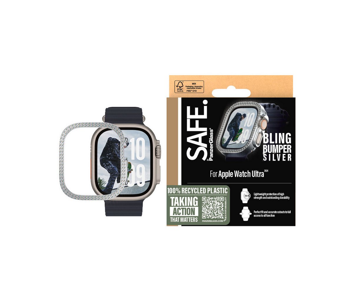 SAFE by PanzerGlass Handyhülle Bling Bumper für Apple Watch Ultra 2, Backcover, Schutzhülle, Handyschutzhülle, Case, Schutzcase, stoßfest SAFE by PanzerGlass Handyhülle Bling Bumper für Apple Watch Ultra 2, Backcover, Schutzhülle, Handyschutzhülle, Case, Schutzcase, stoßfest von SAFE by PanzerGlass