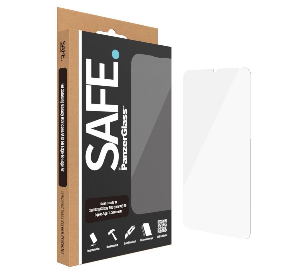 SAFE by PanzerGlass Screen Protector für Samsung Galaxy A03, Samsung Galaxy A04s, Samsung Galaxy A13 5G, Displayschutzglas, Displayschutz von SAFE by PanzerGlass