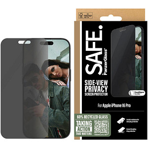 SAFE. by PanzerGlass™ Display-Blickschutzglas für Apple iPhone 16 Pro von SAFE. by PanzerGlass™