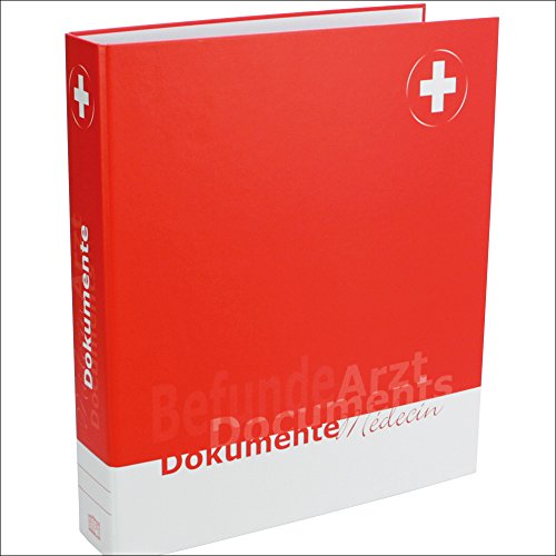 Ordner/ Ringbinder mit Einband nach Themen: Ordner mit farbigen Einbänden thematisiert, Format ca. 280 x 320 x 60 mm, mit 2 Ring-Mechanik, Arztdokumente Ordner/ Ringbinder mit Einband nach Themen: Ordner mit farbigen Einbänden thematisiert, Format ca. 280 x 320 x 60 mm, mit 2 Ring-Mechanik, Arztdokumente von SAFE