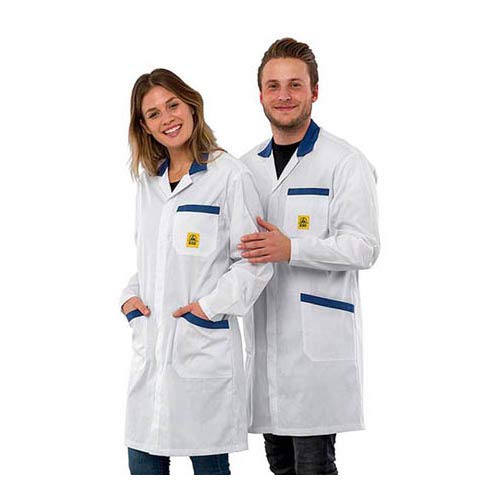 Safeguard PRO LINE - 4XL - WEIß/BLAU ESD Arbeitsmantel Pro Line, 4XL, Weiß/Blau Safeguard PRO LINE - 4XL - WEIß/BLAU ESD Arbeitsmantel Pro Line, 4XL, Weiß/Blau von SAFEGUARD