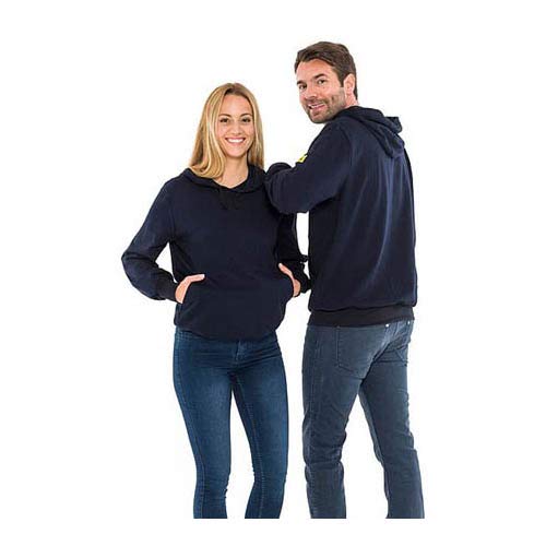 Safeguard SKS-THSS-NB4XL-V-SAFEGUA ESD Sweatshirt mit Kapuze, 280g/m², 4XL, Marineblau von SAFEGUARD