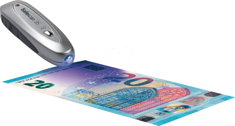SAFESCAN 35 - Geldscheinprüfer, 3-fache Kontrolle, mobil von SAFESCAN