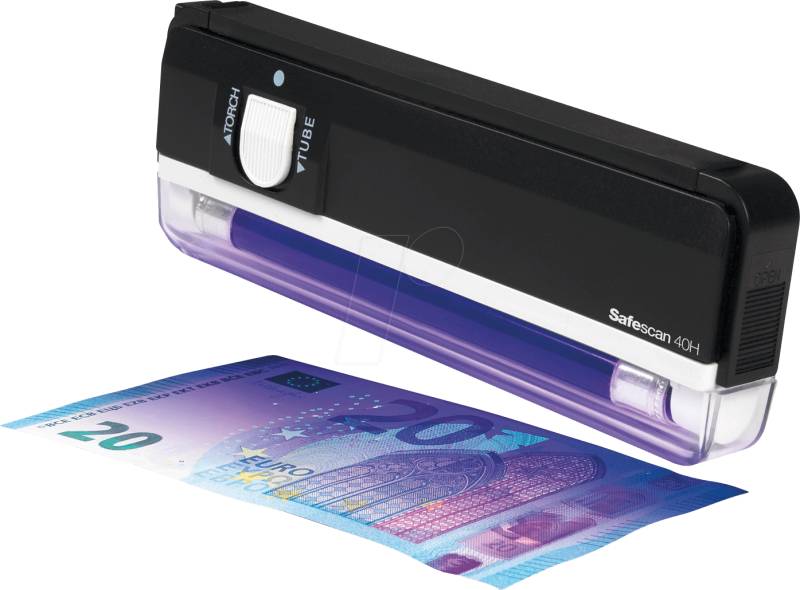 SAFESCAN 40H - Geldscheinprüfer, UV-Lampe von SAFESCAN