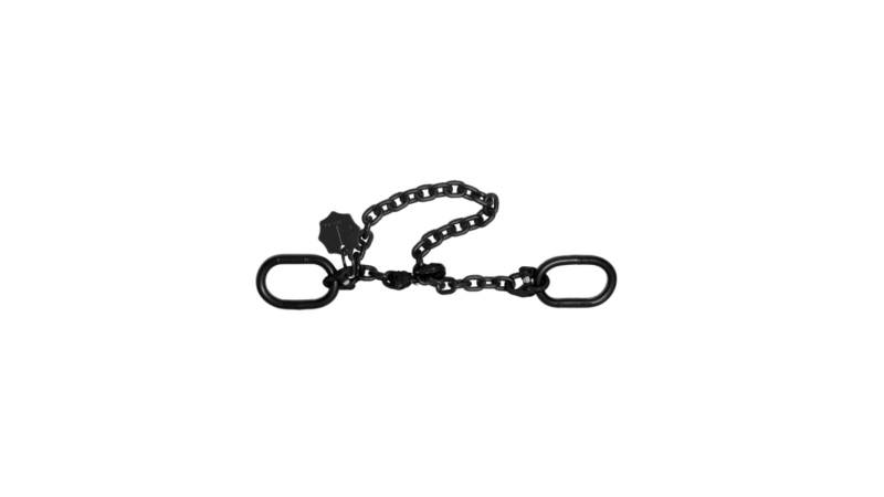 Safetex Anschlagkette mit Lasthaken und Verkürzungs-Haken, Kettenstärke 10 mm, Nutzlast 3150 kg, Nutzlänge 2,0 m von SAFETEX