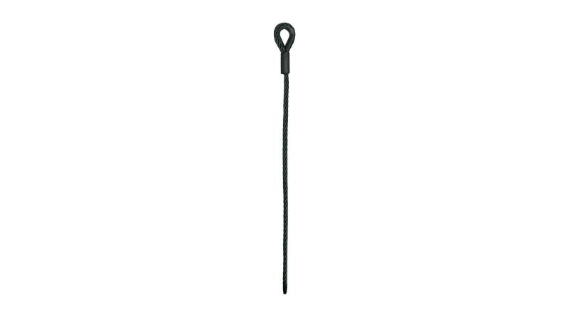 Safetex Anschlagseil für Drahtseilhalter Blackline, für Seil-Ø 6 mm, Nutzlast 135 kg, Nutzlänge 1 m von SAFETEX