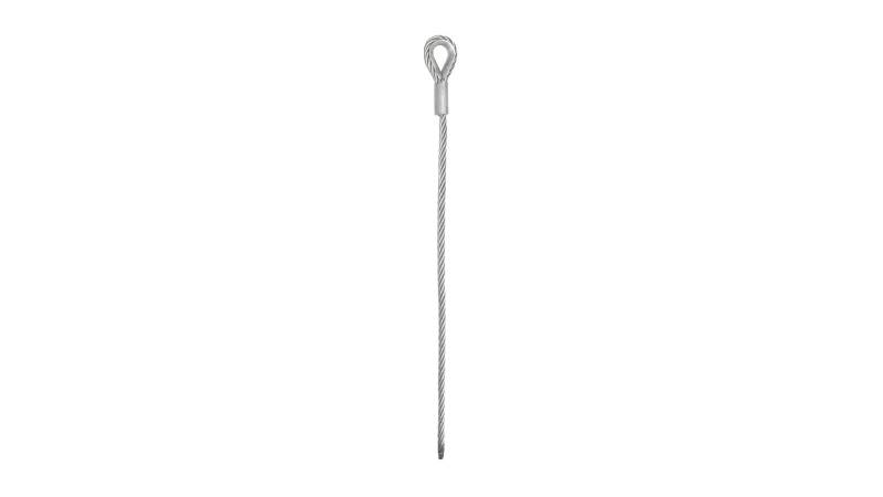 Safetex Anschlagseil für Drahtseilhalter verzinkt, für Seil-Ø 5 mm, Nutzlast 90 kg, Nutzlänge 3 m von SAFETEX