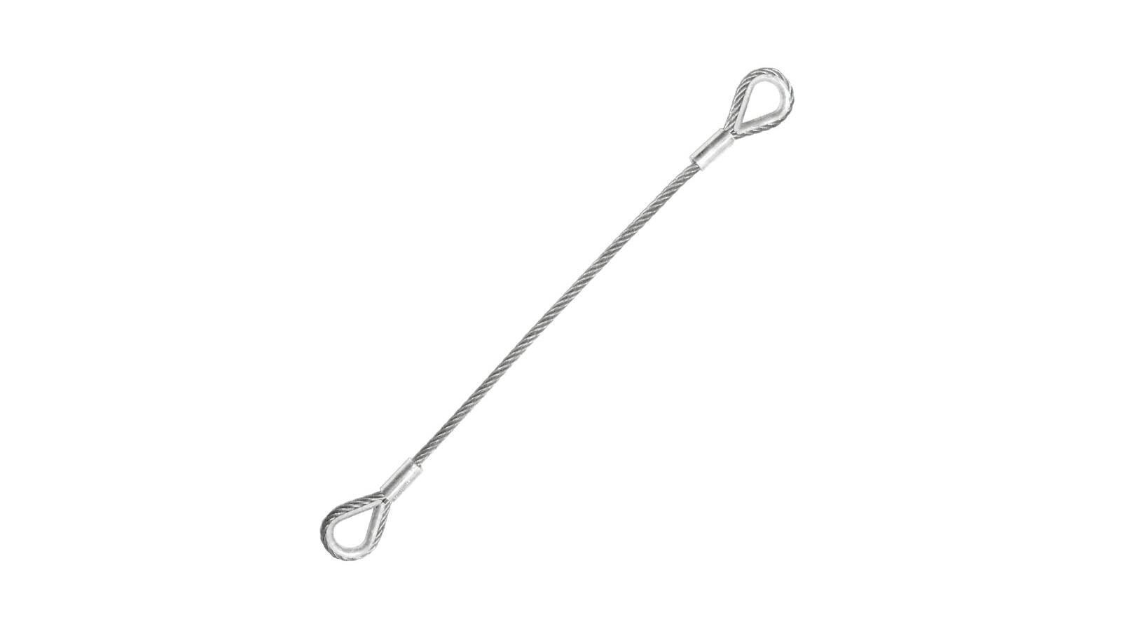 Safetex Riggingseile nach EN 13414 mit 2 Sonderkauschen, Seil-Ø: 12mm, Nutzlast 750 kg, Nutzlänge 2,0 m Safetex Riggingseile nach EN 13414 mit 2 Sonderkauschen, Seil-Ø: 12mm, Nutzlast 750 kg, Nutzlänge 2,0 m von SAFETEX