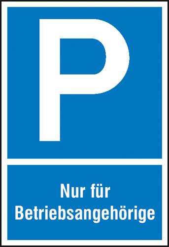 SafetyMarking 11.5115 Parkplatzschild Parkplatz Aluminium (B x H) 400mm x 600mm 1St. von SAFETYMARKING