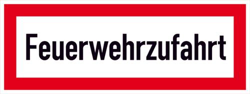 SafetyMarking 12.2650 Hinweisschild Feuerwehrzufahrt Aluminium (B x H) 594mm x 210mm 1St. von SAFETYMARKING