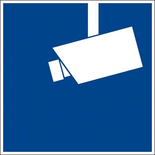 SafetyMarking 21.5194 Hinweisschild Videoüberwachung Folie selbstklebend (B x H) 100mm x 100mm 1St. von SAFETYMARKING