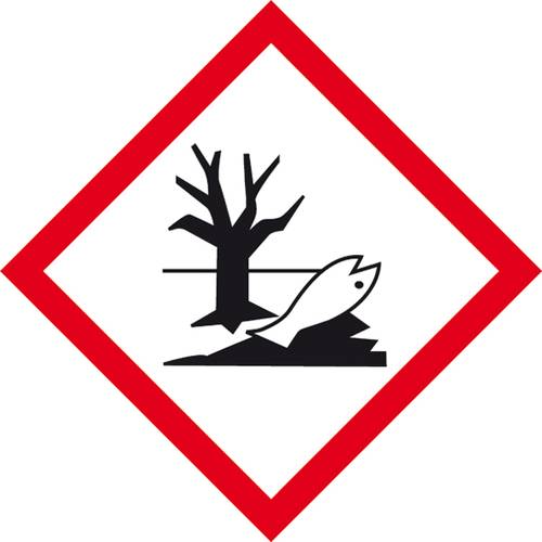 SafetyMarking 31.B1049 GHS-Gefahrenpiktogramm 09 Umwelt Folie selbstklebend (B x H) 74mm x 74mm 500S von SAFETYMARKING