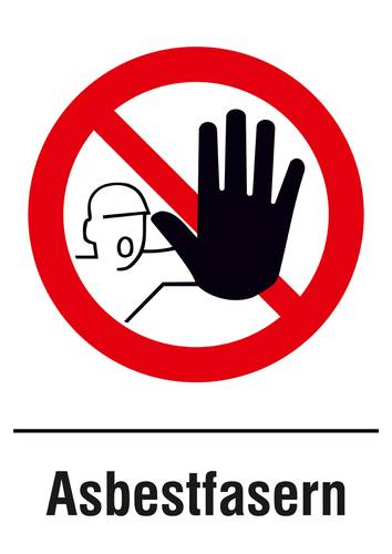 Verbotsschild Zutritt für Unbefugte verboten Kunststoff (B x H) 420mm x 594mm 1St. von SAFETYMARKING