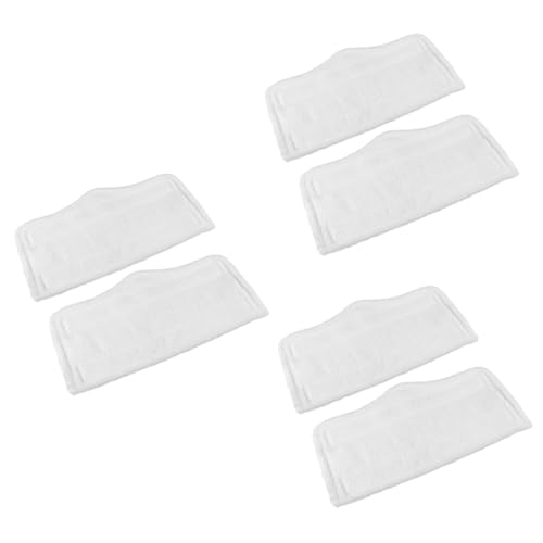 SAFIGLE 3 Sätze Wischbezug Wischpads Tauschen Dampfreiniger-pads Wiederverwendbar Dampfmop Reinigung Nass Ersatz Des Faserstoffpolsters Wischmopp Reinigen Weiß 2 Stücke * 3 SAFIGLE 3 Sätze Wischbezug Wischpads Tauschen Dampfreiniger-pads Wiederverwendbar Dampfmop Reinigung Nass Ersatz Des Faserstoffpolsters Wischmopp Reinigen Weiß 2 Stücke * 3 von SAFIGLE