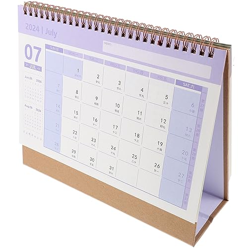 SAFIGLE Tischkalender 2023–2024 Flip-Kalender Tischkalender Mit Leerem Block Tischkalender 2024 Planer Büro-Schreibtisch-Ornament Stand-Up-Flip-Kalender Dekor-Kalender Geschenke von SAFIGLE
