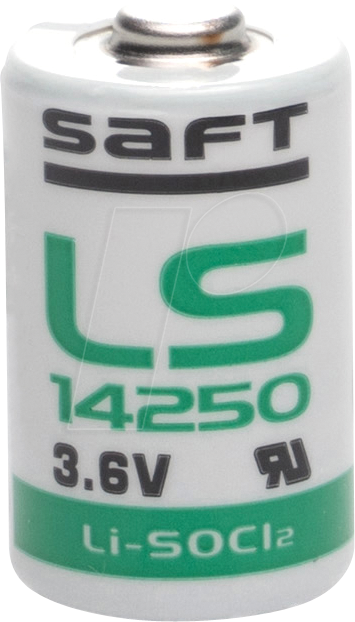 LS 14250 X1000 - Lithium Batterie, 1/2 AA, 1200 mAh, 1000er-Pack von SAFT