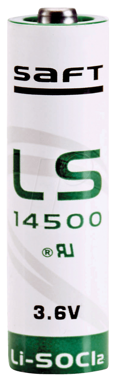 LS 14500 - Lithium Batterie, AA (Mignon), 2600 mAh, 1er-Pack von SAFT