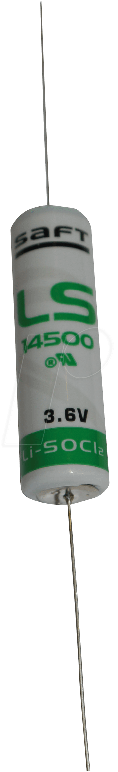 LS 14500CNA - Lithium Batterie, AA, 2600 mAh, axial, 1er-Pack von SAFT