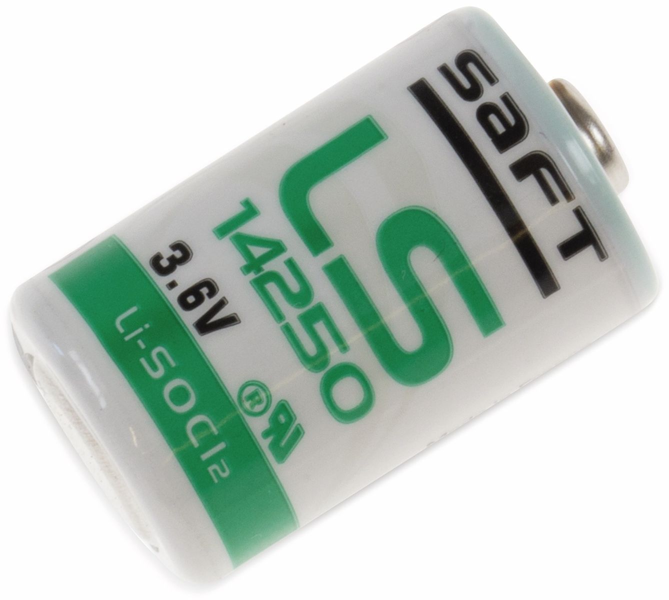 SAFT Lithium-Batterie LS 14250, 1/2 AA (Mignon), 3,6 V-, 1200 mAh von SAFT