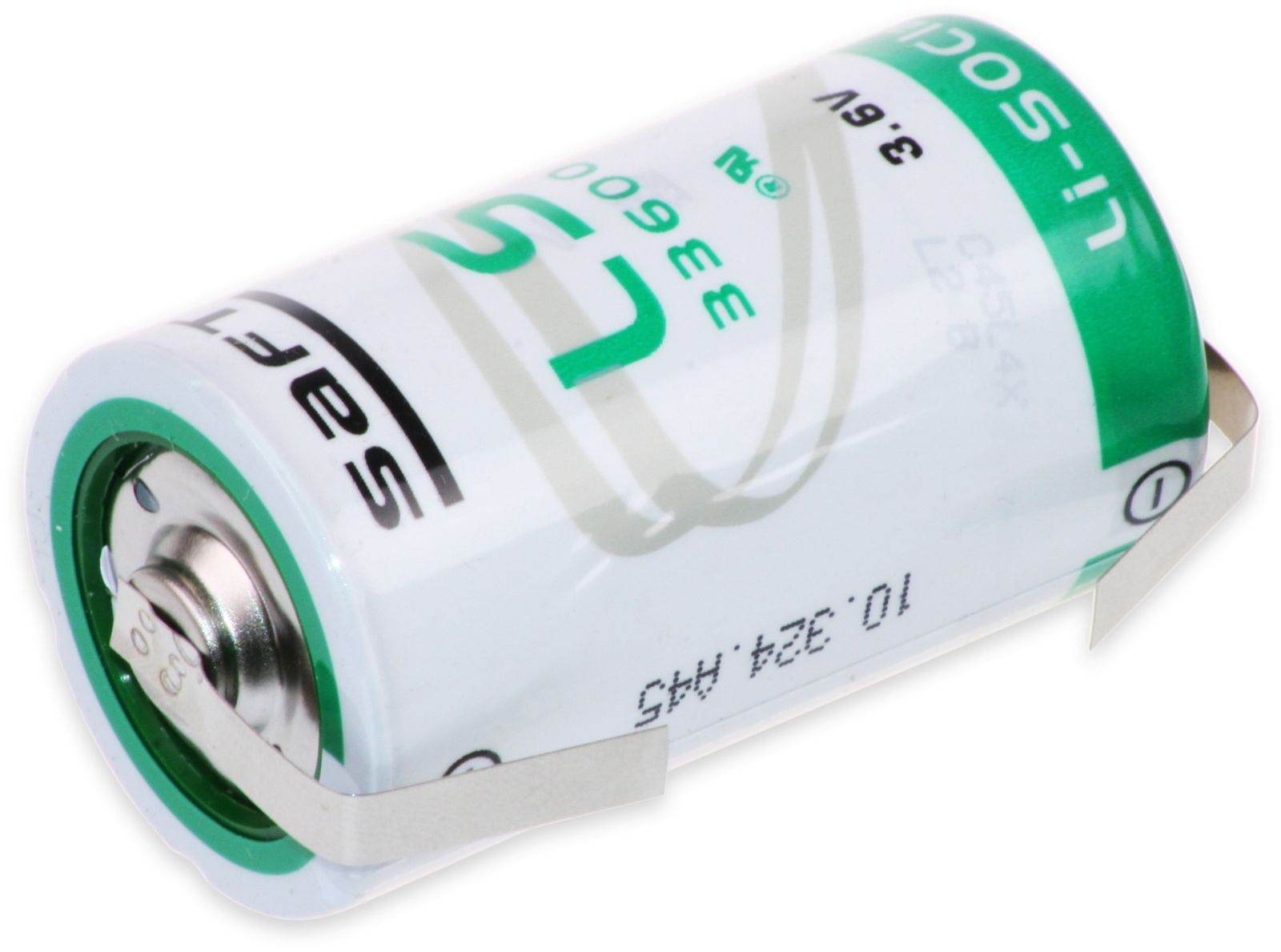 SAFT Lithium-Batterie LS 33600-CNR, D, mit U-Lötfahne, 3,6 V-, 17000 mAh von SAFT